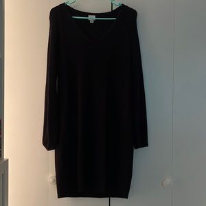 Women’s black sweater dress